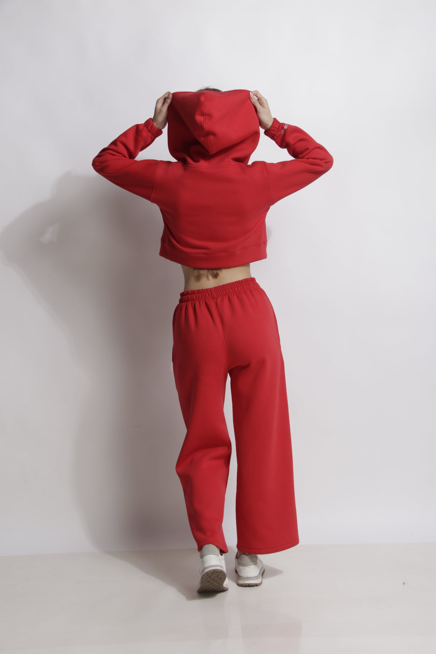 Women Red Winter Co-ord Set