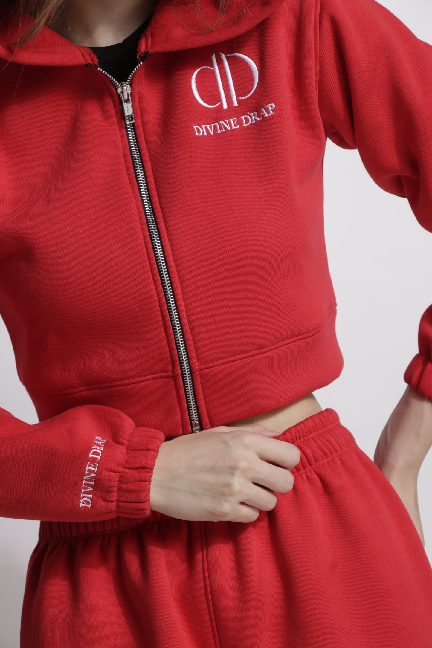 Women Red Winter Co-ord Set